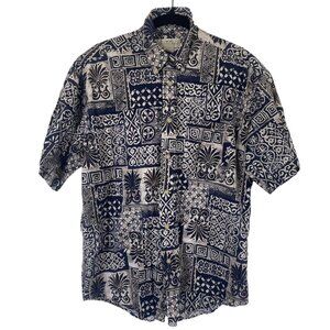 Natural issue Hawaiian shirt Men’s size large 100% cotton Made in Honduras  #haw